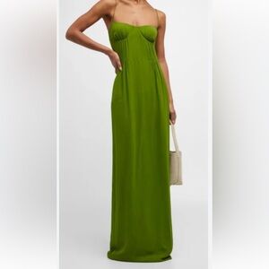 Christopher Esber Silk Balconette Chiffon Bra Dress